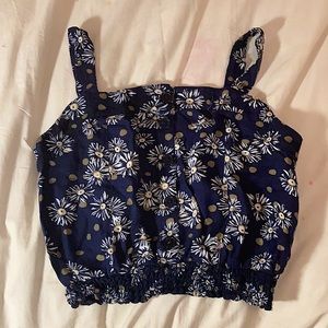 Floral Cropped Tee